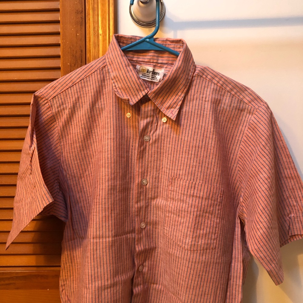 Men’s Vintage short sleeve button up shirt
